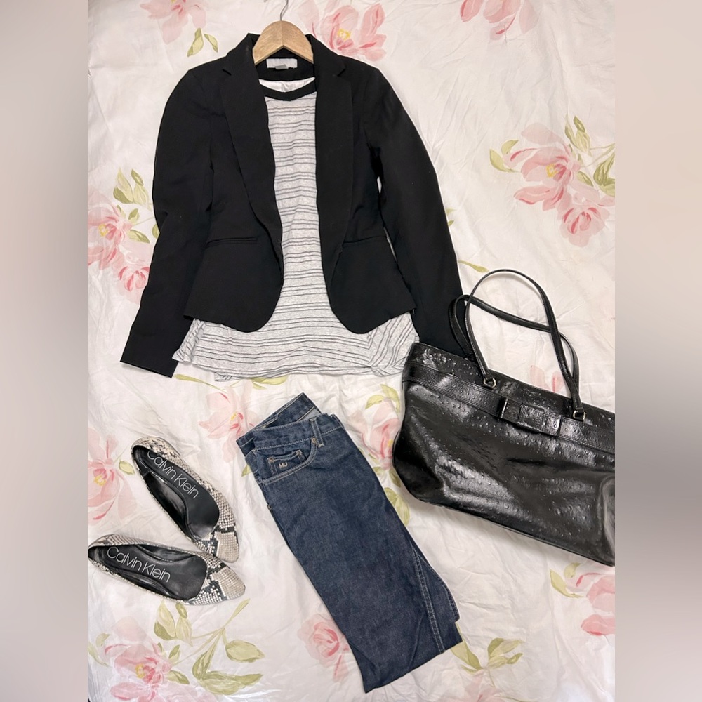 Striped blouse. Small. - Picture 2 of 2